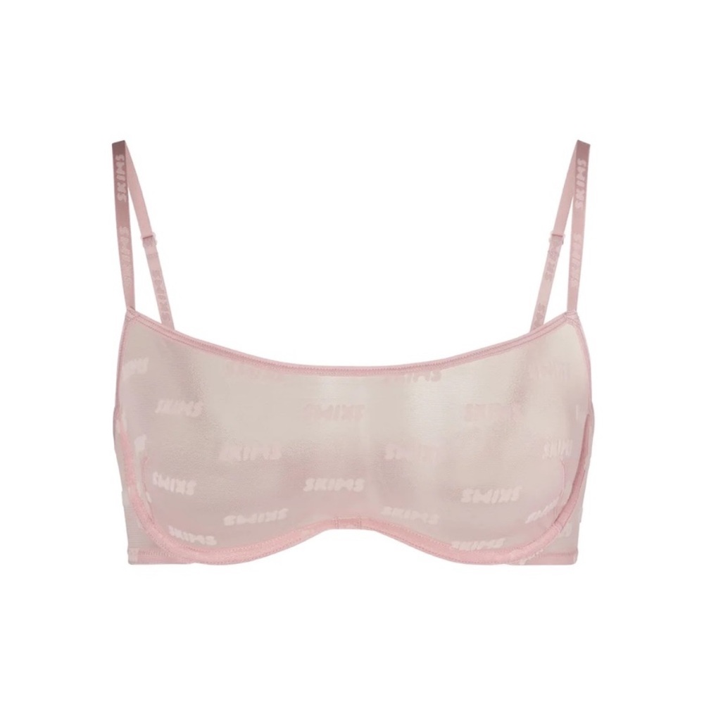 🌸SKIMS AFTER HOURS STRAIGHT NECK UNDERWIRE BRA IN ORCHID XXS